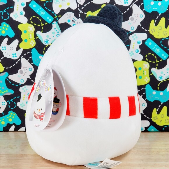 Squishmallow Manny the Christmas Snowman 8" [ 2021 ] UltraSoft Stuffed Plush - Picture 5 of 12